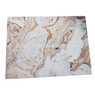 Hot Selling Print Design  PVC Eco-friendly Rectangle Textured Placemat